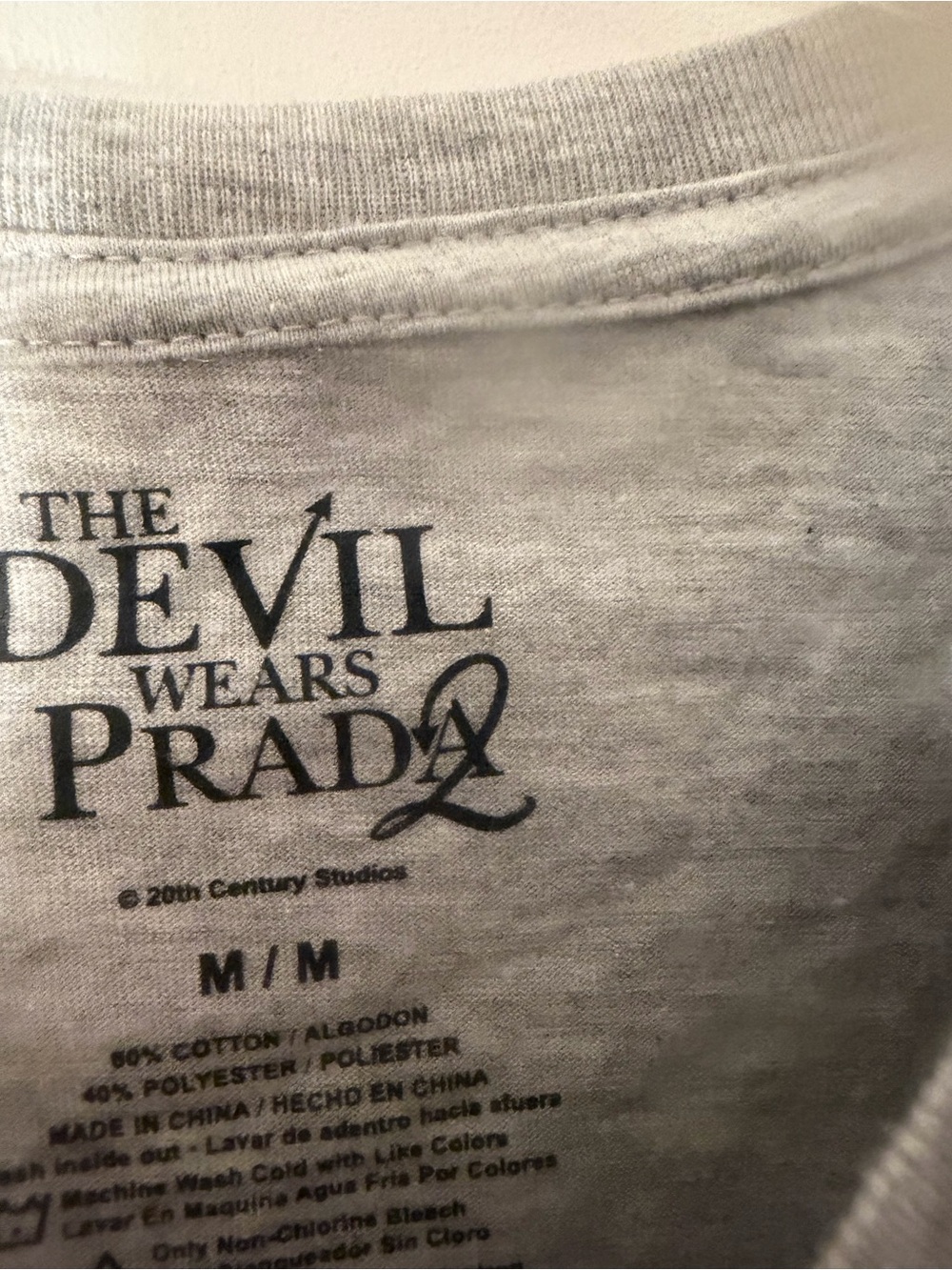 The Devil Wears Prada Graphic Tee - Light Gray